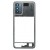 Middle Frame Ring Only For Motorola Moto G42 Black By - Maxbhi Com