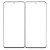 Replacement Front Glass For Motorola Edge 50 Black By - Maxbhi Com
