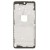 Lcd Frame Middle Chassis For Infinix Note 12 Vip Black By - Maxbhi Com