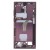 Lcd Frame Middle Chassis For Samsung Galaxy S22 Ultra 5g Red By - Maxbhi Com