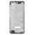 Lcd Frame Middle Chassis For Infinix Hot 40i White By - Maxbhi Com