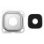 Camera Lens Glass With Frame For Samsung Galaxy A8 2016 Silver By - Maxbhi Com