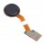 Fingerprint Sensor Flex Cable For Lg K11 Plus Black By - Maxbhi Com