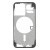 Lcd Frame Middle Chassis For Apple Iphone 13 Pro Black By - Maxbhi Com