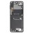 Lcd Frame Middle Chassis For Samsung Galaxy Z Flip 3 Black By - Maxbhi Com