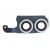 Camera Lens Glass With Frame For Samsung Galaxy Z Flip6 Silver By - Maxbhi Com