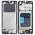 Lcd Frame Middle Chassis For Samsung Galaxy M05 Black By - Maxbhi Com