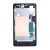 Lcd Frame Middle Chassis For Sony Xperia Go St27i White By - Maxbhi Com