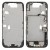 Lcd Frame Middle Chassis For Apple Iphone 16 Pro Black By - Maxbhi Com