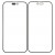 Replacement Front Glass For Apple Iphone 16 Plus Black By - Maxbhi Com