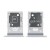 Sim Card Holder Tray For Samsung Galaxy Tab S10 Plus 5g Silver - Maxbhi Com