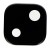 Camera Lens Glass With Frame For Google Pixel 4a Black By - Maxbhi Com