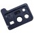 Camera Lens Glass With Frame For Samsung Galaxy Note 20 Ultra Black By - Maxbhi Com