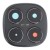Camera Lens Glass With Frame For Xiaomi Redmi Note 14 Pro 5g Black By - Maxbhi Com