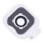 Camera Lens Glass With Frame For Samsung Galaxy Tab S4 10 5 White By - Maxbhi Com