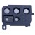 Camera Lens Glass With Frame For Samsung Galaxy S20 Plus Black By - Maxbhi Com