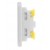 Power Button Outer For Samsung Galaxy A34 5g Silver By - Maxbhi Com