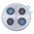 Camera Lens Glass With Frame For Xiaomi Redmi 14c 5g White By - Maxbhi Com