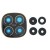 Camera Lens Glass With Frame For Xiaomi Poco X7 Black By - Maxbhi Com