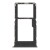 Sim Card Holder Tray For Samsung Galaxy A06 5g Black - Maxbhi Com