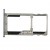 Sim Card Holder Tray For Lenovo K6 Note 3gb Ram Black - Maxbhi Com
