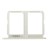 Sim Card Holder Tray For Samsung Galaxy S6 Duos White - Maxbhi Com