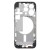 Lcd Frame Middle Chassis For Apple Iphone 15 Pro Black By - Maxbhi Com
