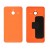 Back Panel Cover For Microsoft Lumia 640 Xl Dual Sim Orange - Maxbhi Com