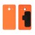 Back Panel Cover For Microsoft Lumia 640 Xl Lte Dual Sim Orange - Maxbhi Com