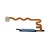 Fingerprint Sensor Flex Cable For Motorola Moto G04s Blue By - Maxbhi Com