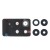 Camera Lens Glass With Frame For Xiaomi Poco F6 Pro Black By - Maxbhi Com