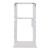 Sim Card Holder Tray For Xiaomi Poco M6 4g Silver - Maxbhi Com