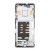 Lcd Frame Middle Chassis For Zte Nubia Z60s Pro White By - Maxbhi Com