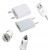 3 in 1 Charging Kit for I-Mate Mobile PDA2 with USB Wall Charger, Car Charger & USB Data Cable