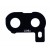 Camera Lens Glass With Frame For Samsung Galaxy Xcover6 Pro Black By - Maxbhi Com
