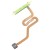 Fingerprint Sensor Flex Cable For Samsung Galaxy A16 Black By - Maxbhi Com