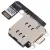 Sim Connector Flex Cable For Apple Iphone 14 By - Maxbhi Com