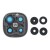 Camera Lens Glass With Frame For Xiaomi Poco X7 Black By - Maxbhi Com