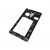 Middle Frame Ring Only For Lg Optimus L7 Ii P713 Black By - Maxbhi Com