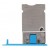 Sim Card Holder Tray For Nokia Lumia 900 Cyan - Maxbhi Com