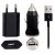 3 in 1 Charging Kit for Celkon C10 Plus with USB Wall Charger, Car Charger & USB Data Cable