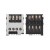 Sim Connector For Nokia X Dual Sim Rm980 - Maxbhi Com