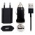 3 in 1 Charging Kit for Sony Ericsson R600 with USB Wall Charger, Car Charger & USB Data Cable