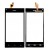 Touch Screen Digitizer For Xolo Q600s 8gb White By - Maxbhi Com