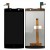 Lcd With Touch Screen For Alcatel One Touch Flash 2 Black By - Maxbhi Com
