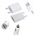 3 in 1 Charging Kit for Rocker R73i Mini with USB Wall Charger, Car Charger & USB Data Cable