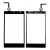Touch Screen Digitizer For Intex Aqua Fish Black By - Maxbhi Com