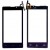 Touch Screen Digitizer For Lava Iris 465 Black By - Maxbhi Com