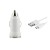 Car Charger for Lava E-Tab Z7H Plus with USB Cable