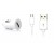 Car Charger for Samsung Champ Deluxe Color C3312s with USB Cable